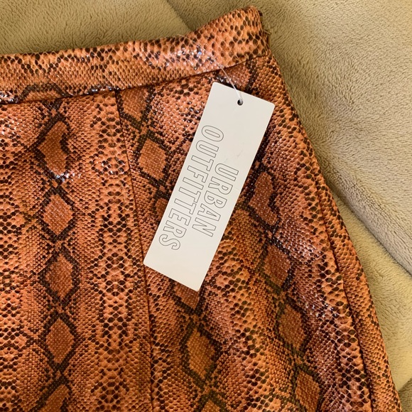 Urban Outfitters Faux Snakeskin Mini Skirt - Picture 3 of 3